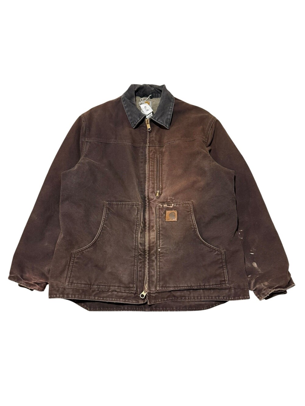 Vintage Carhartt C61 DKB Sandstone Ridge Sherpa-Lined Jacket Size L Men’s